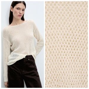 MANGO Openwork Sweater